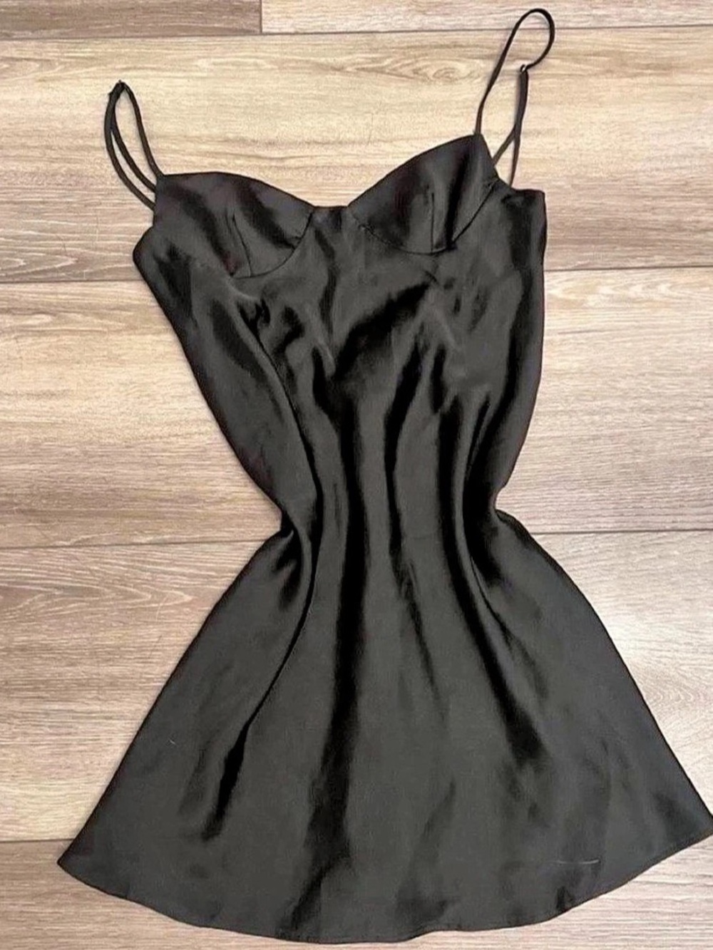 ZARA Satin Slip Mini Dress Mini Dress Size Small